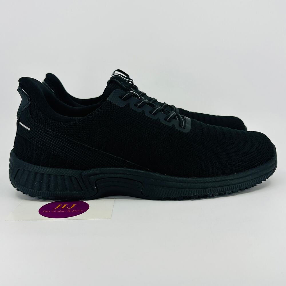 OrthoFeet Women's Kita Hands-Free Black Slip On Comfort Sneakers 80016 Size 9 B